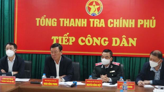 Tổng Thanh tra Chính phủ tiếp công dân về các vụ việc kéo dài