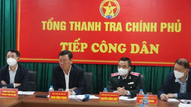 Tổng Thanh tra Chính phủ tiếp công dân về các vụ việc kéo dài