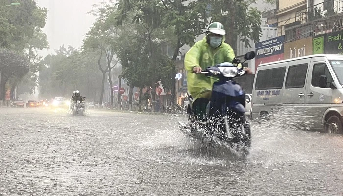 Thời tiết hôm nay mưa rào và dông trải dài trên cả nước