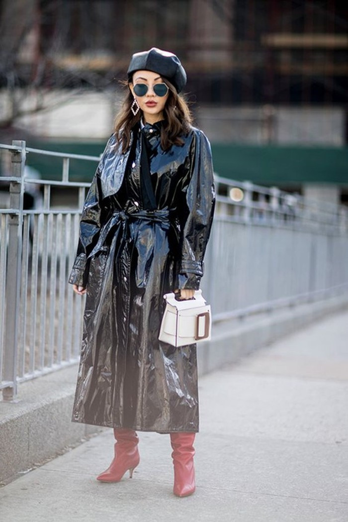 Không ai ngờ kiểu áo bóng bẫy này đang làm mưa làm gió mùa Thu Đông năm nay ảnh 5