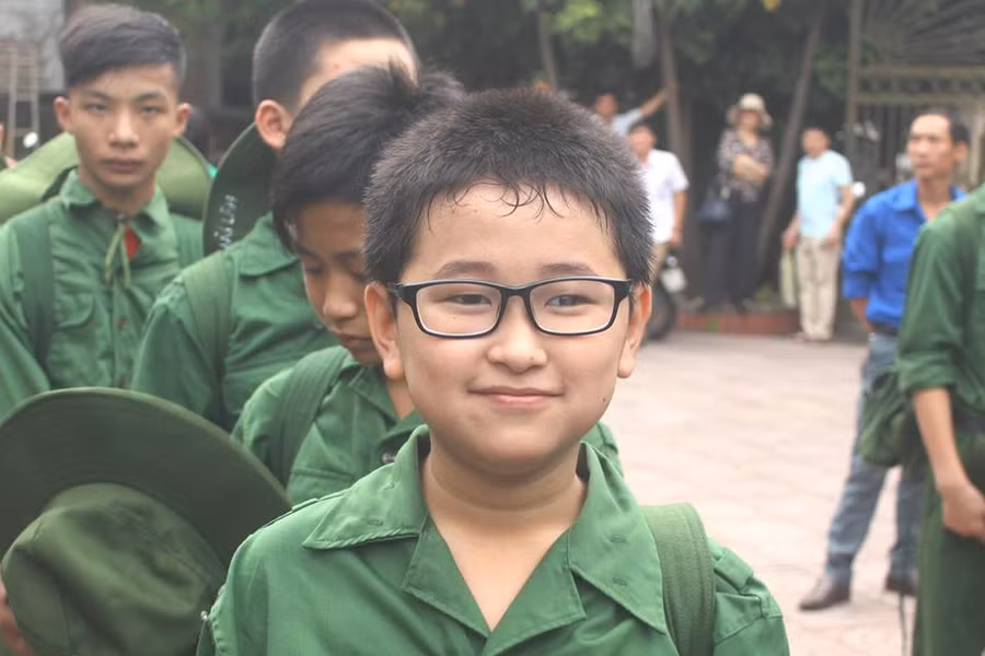 Khuôn mặt hào hứng trước giờ xuất quân