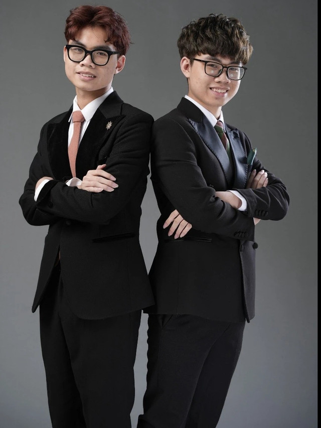 Cặp song sinh với ước mơ trở thành bác sĩ. (Ảnh: NVCC). Cặp song sinh với ước mơ trở thành bác sĩ. (Ảnh: NVCC).