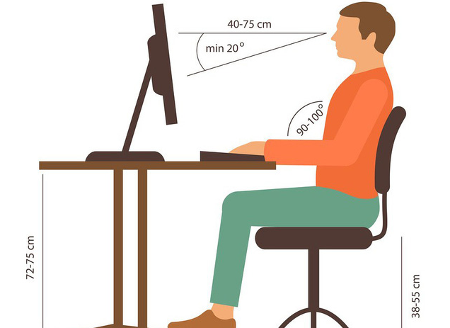 Bí kíp để tránh mệt mỏi khi sử dụng máy tính.