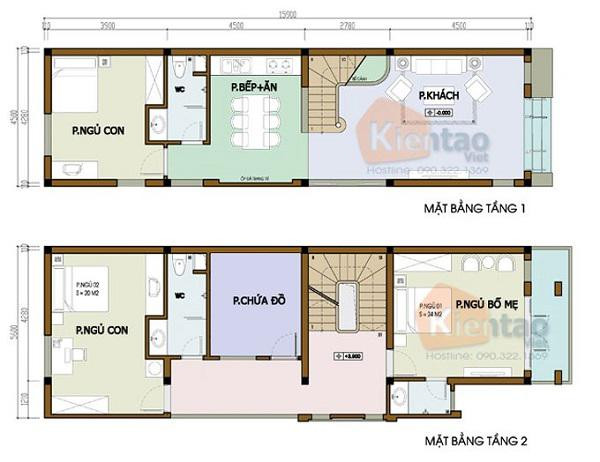 cac mau nha dep 2 tang gia re, dep rung roi cho gia dinh dong nguoi o thoai mai - 20