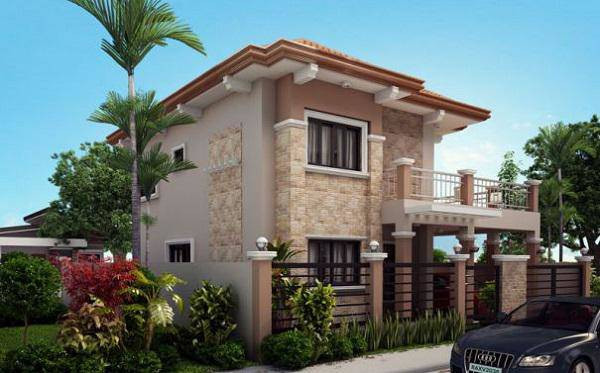 cac mau nha dep 2 tang gia re, dep rung roi cho gia dinh dong nguoi o thoai mai - 19