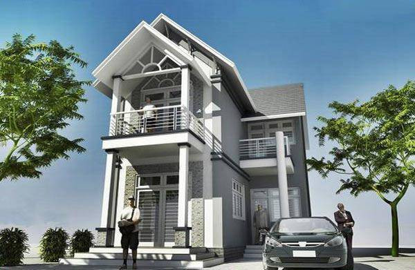 cac mau nha dep 2 tang gia re, dep rung roi cho gia dinh dong nguoi o thoai mai - 8