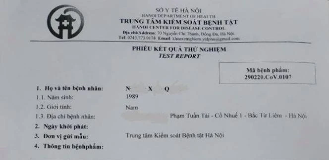 Ca tử vong ở Bắc Từ Liêm âm tính với virus SARS-CoV-2