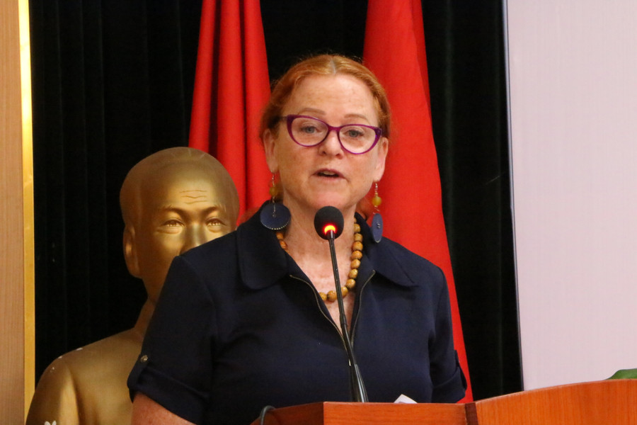 Bà Tara O’Connell - Trưởng Chương trình giáo dục của UNICEF Việt Nam.