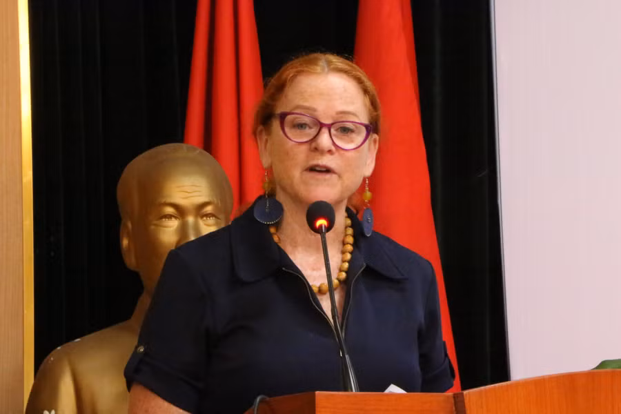 Bà Tara O’Connell - Trưởng Chương trình giáo dục của UNICEF Việt Nam.