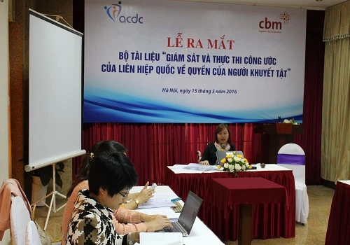 Ra mắt bộ tài liệu hướng dẫn các lãnh đạo Hội Người khuyết tật