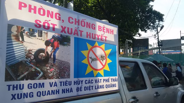 Khẩu hiệu và hình ảnh truyền thông phòng sốt xuất huyết đến cộng đồng