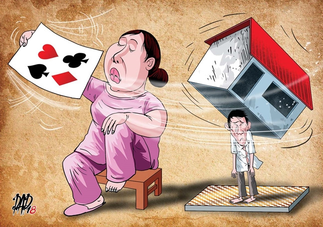 Khi vợ là con ma bài bạc Khi vo la con ma bai bac