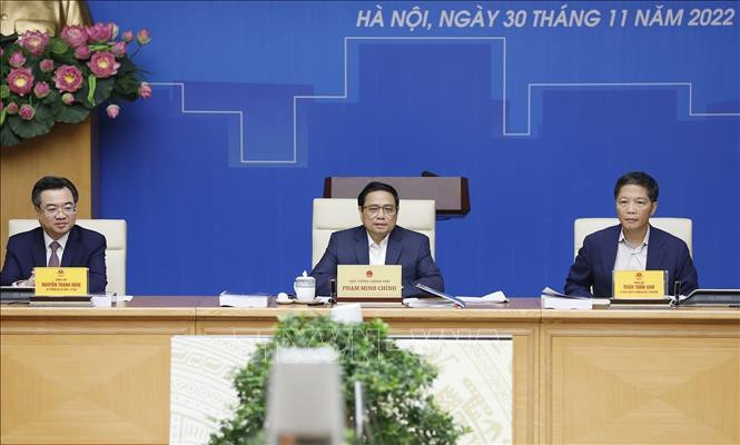 Thủ tướng Phạm Minh Chính chủ trì hội nghị.