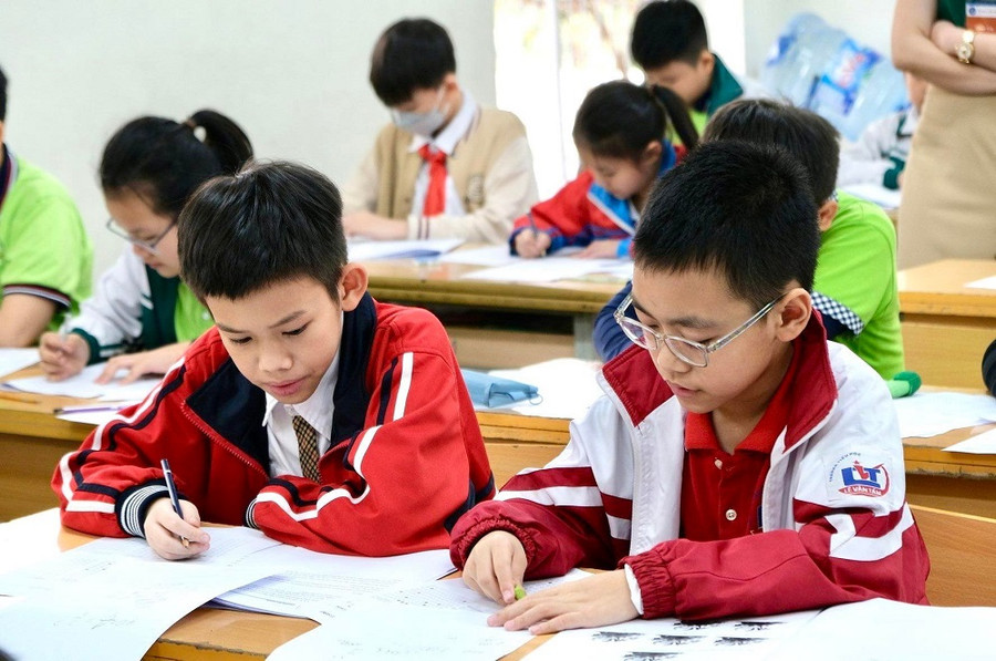 Tại kỳ thi Olympic Toán Singapore và Châu Á (SASMO) 2023, trường Tiểu học Lê Văn Tám có 52 học sinh tham gia.