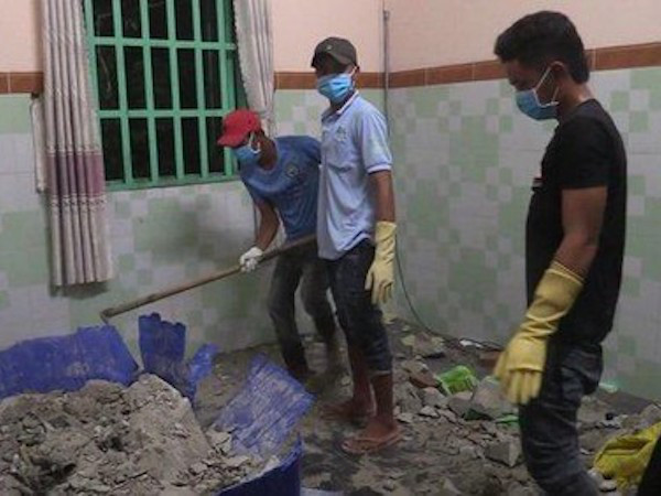 vu thi the trong be tong: gia dinh nan nhan vao hien truong nhan dien hinh 2