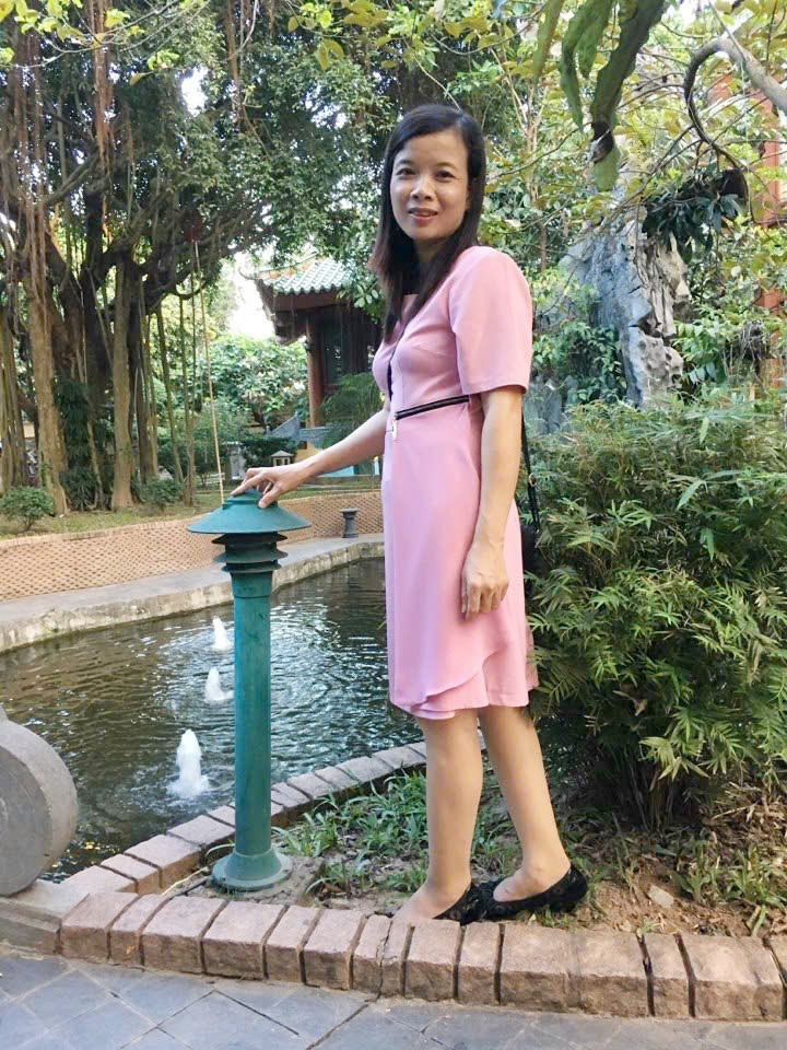 Cô Nguyễn Thị Thanh Nhàn - giáo viên Ngữ văn, Trường THCS Hải Xuân (Hải Hậu, Nam Định). Ảnh: NVCC.