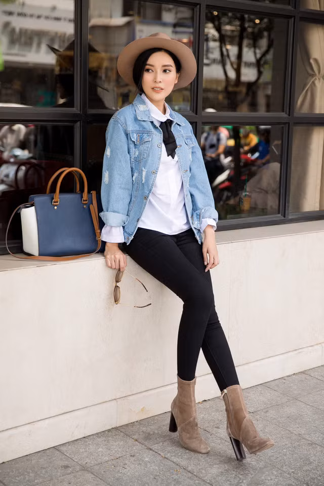 “Người đẹp Tây Đô” 9x phá cách với quần jeans cá tính ảnh 11