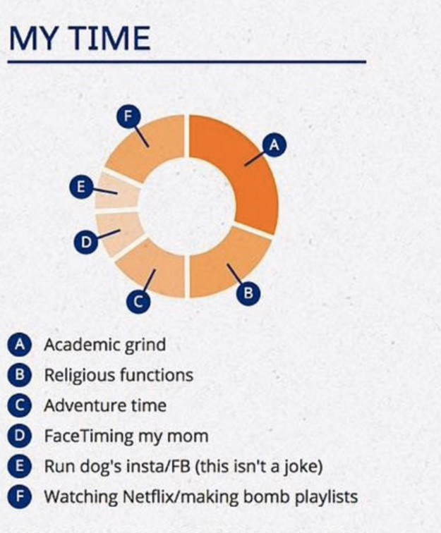 Các hoạt động trong ngày của Joey được trình bày cụ thể. Chang trai noi tieng sau khi lam ho so ung tuyen hen ho hinh anh 3