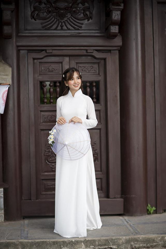 Thiếu nữ Phú Thọ đẹp như sương mai trong trang phục áo dài ảnh 2 Anh74.