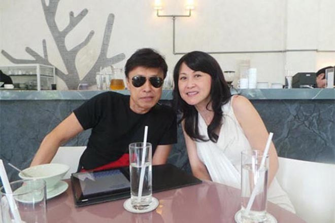 Vợ chồng danh ca Tuấn Ngọc.