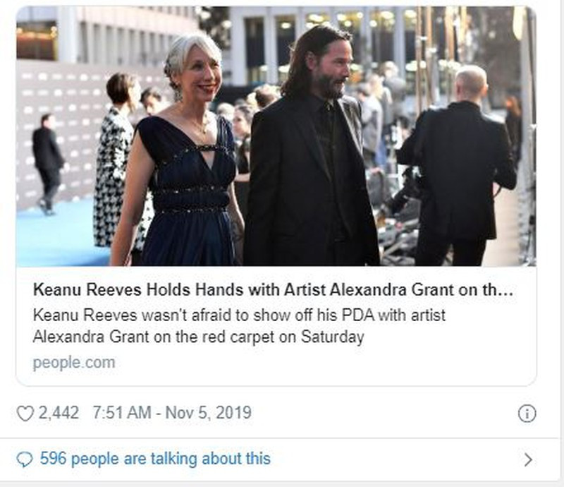 Người phụ nữ mà Keanu Reeves không thể buông tay là ai? ảnh 1 Người phụ nữ mà Keanu Reeves không thể buông tay là ai? - ảnh 1