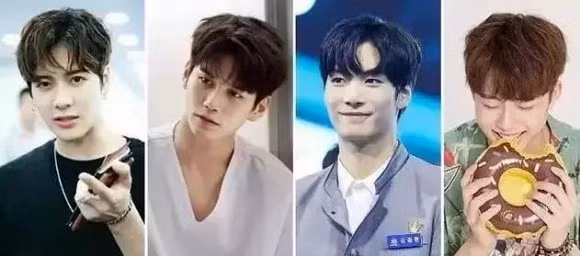 Những kiểu tóc mái của loạt mỹ nam Hàn Quốc.