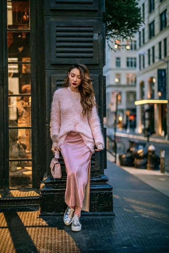 Các cách diện trang phục len cho nàng dáng mảnh ảnh 5 Các cách diện trang phục len cho nàng dáng mảnh ảnh 5