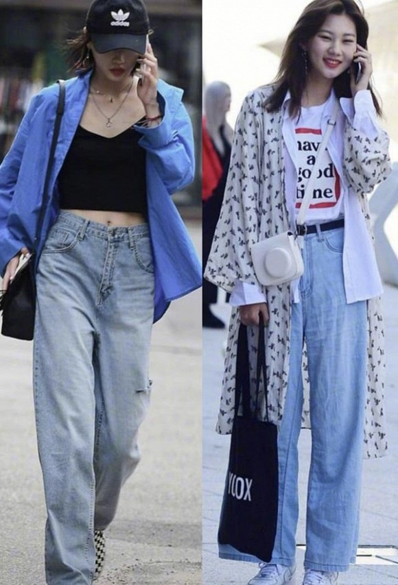 Diện quần jeans mùa thu đông: Sẽ cực đẹp và khí chất thời trang nếu mix theo cách này 2 trang phục, trang phục mùa thu, quần jeans, cách kết hợp quần jeans