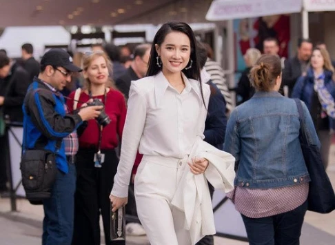 Nhã Phương thanh lịch và sang trọng tại Tại LHP Cannes 2018.