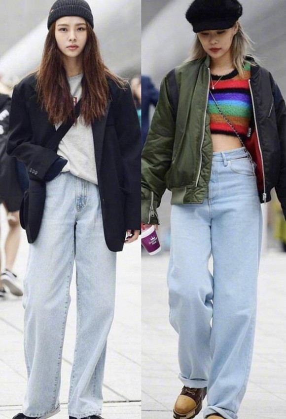 Diện quần jeans mùa thu đông: Sẽ cực đẹp và khí chất thời trang nếu mix theo cách này 1 trang phục, trang phục mùa thu, quần jeans, cách kết hợp quần jeans