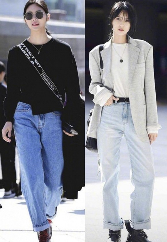 Diện quần jeans mùa thu đông: Sẽ cực đẹp và khí chất thời trang nếu mix theo cách này 3 trang phục, trang phục mùa thu, quần jeans, cách kết hợp quần jeans