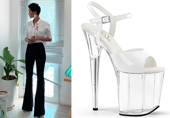 Giật mình thon thót xem Nhã Phương đi giày cao gót "chọc trời" ảnh 17 Cao thủ đi giày cao gót chọc trời của Vbiz không ai khác chính là Nhã Phương, giày 20 cm không là gì ảnh 16