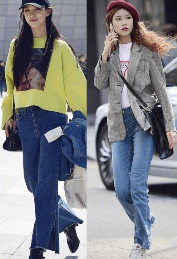 Diện quần jeans mùa thu đông: Sẽ cực đẹp và khí chất thời trang nếu mix theo cách này 6 trang phục, trang phục mùa thu, quần jeans, cách kết hợp quần jeans