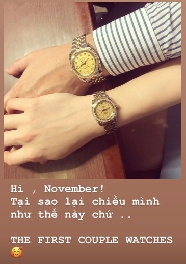 Phillip Nguyễn lại khiến fan phát hờn khi sắm đồng hồ đôi hàng trăm triệu cho Linh Rin ảnh 1 Em chồng Tăng Thanh Hà lại khiến fan phát hờn khi sắm đồng hồ đôi hàng trăm triệu cho người yêu-1