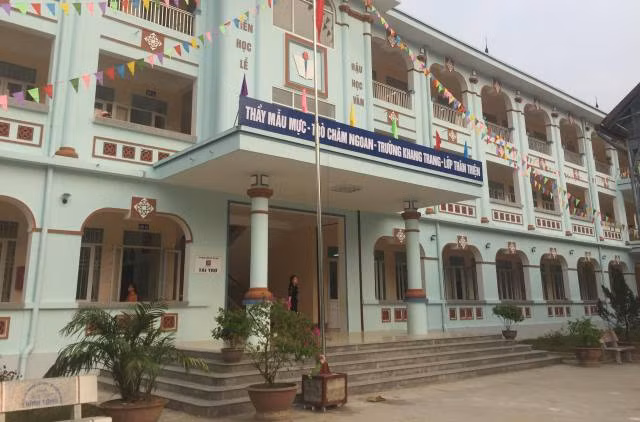Ngôi trường mới khang trang của Trường Tiểu học Thị trấn Na Hang