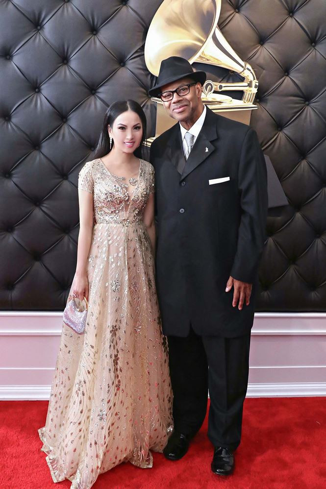 Em gái tỷ phú của Cẩm Ly dự Grammy, sánh bước bên dàn sao Hollywood - ảnh 7