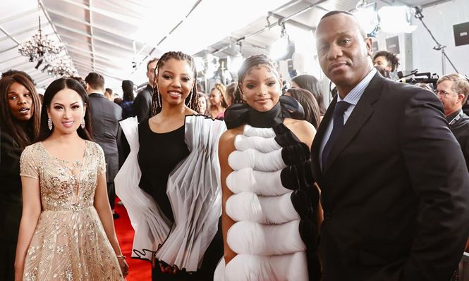 Em gái tỷ phú của Cẩm Ly dự Grammy, sánh bước bên dàn sao Hollywood - ảnh 6