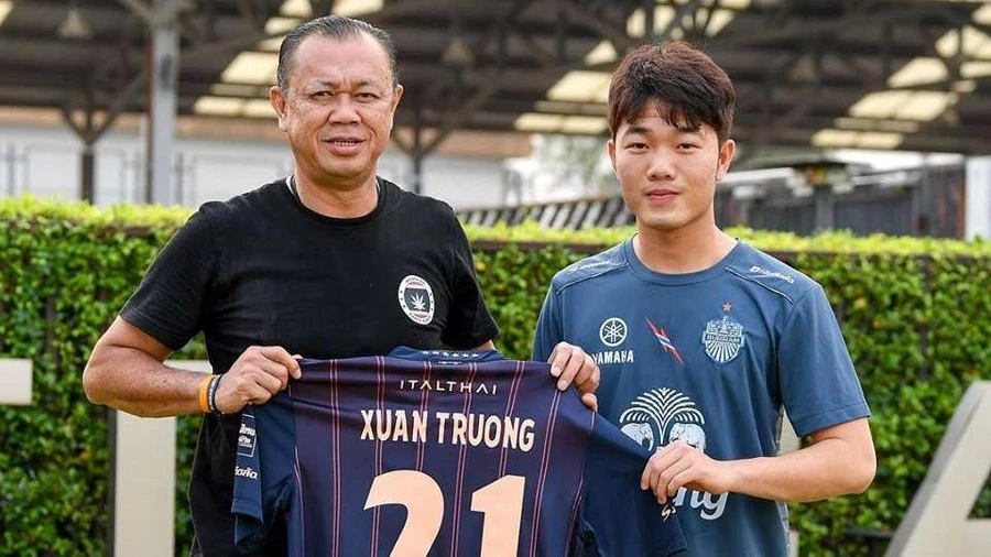 Xuân Trường nhận lương cao nhất Đông Nam Á tại Buriram