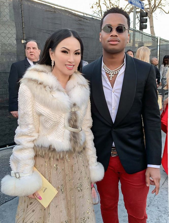 Em gái tỷ phú của Cẩm Ly dự Grammy, sánh bước bên dàn sao Hollywood - ảnh 8