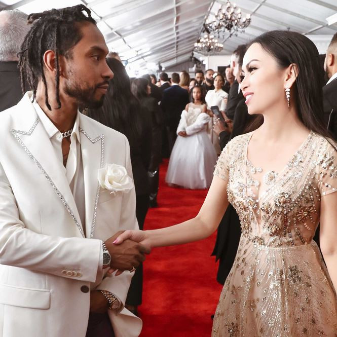 Em gái tỷ phú của Cẩm Ly dự Grammy, sánh bước bên dàn sao Hollywood - ảnh 10