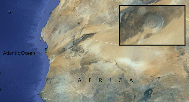 Bí ẩn cấu trúc triệu năm “Con mắt của châu Phi” tại sa mạc Sahara ảnh 11 Bí ẩn cấu trúc triệu năm “Con mắt của châu Phi” tại sa mạc Sahara ảnh 11