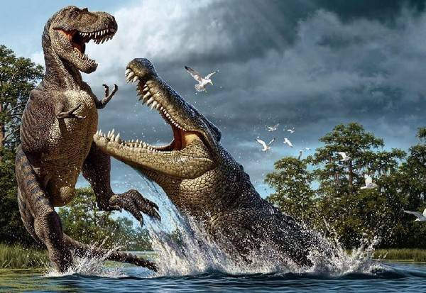 Những “quái vật” khổng lồ nhất đã và đang tồn tại trên Trái Đất ảnh 9 Cá sấu Deinosuchus - Hóa thạch lớn nhất của loài này là dài 10m và nặng 5 tấn.