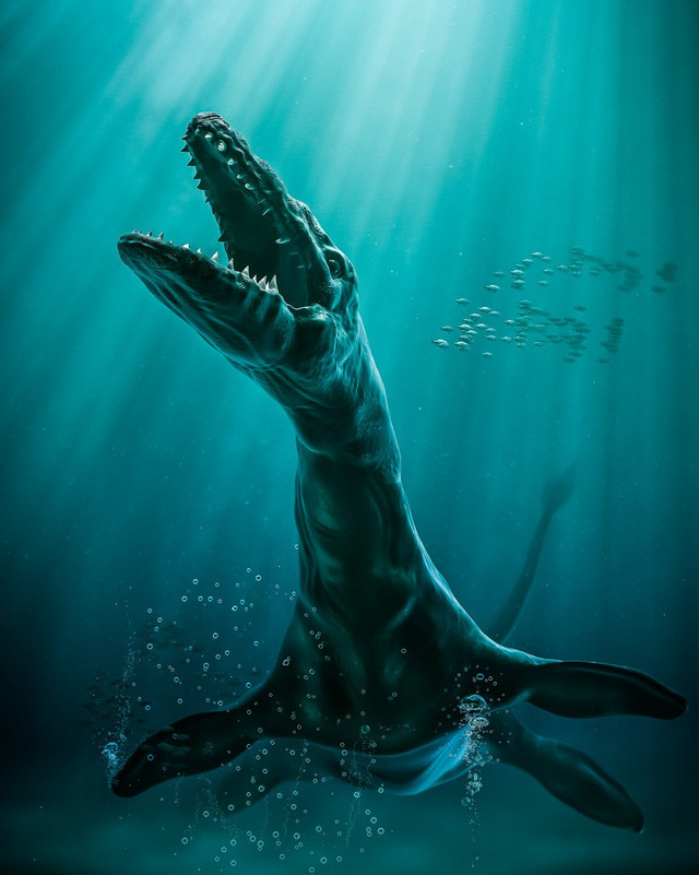 Những “quái vật” khổng lồ nhất đã và đang tồn tại trên Trái Đất ảnh 11 Predator X - Với bộ hàm dài gần 3m, thủy quái này có thể thực hiện cú ngoạm mạnh gấp 4 lần so với khủng long khổng lồ Tyrannosaurus rex và gấp 10 lần so với bất kể động vật nào hiện đang tồn tại trên Trái Đất. Chúng có cơ thể dài 15 m và nặng 45 tấn.