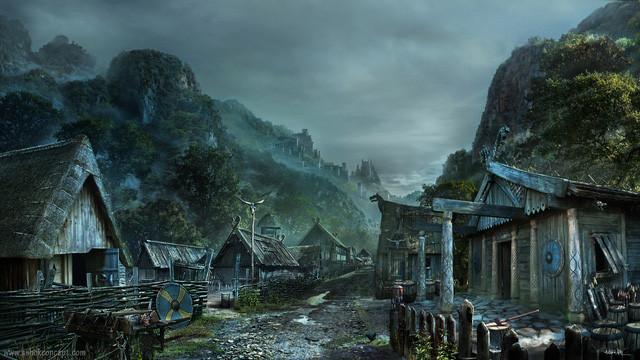 Khám phá bộ tộc hung dữ và hiếu chiến nhất thế giới! ảnh 11 Một ngôi làng Viking