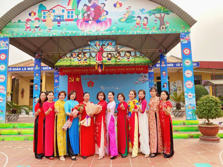 Những &quot;cô Tấm&quot; của trường Mầm non xã Thanh An.