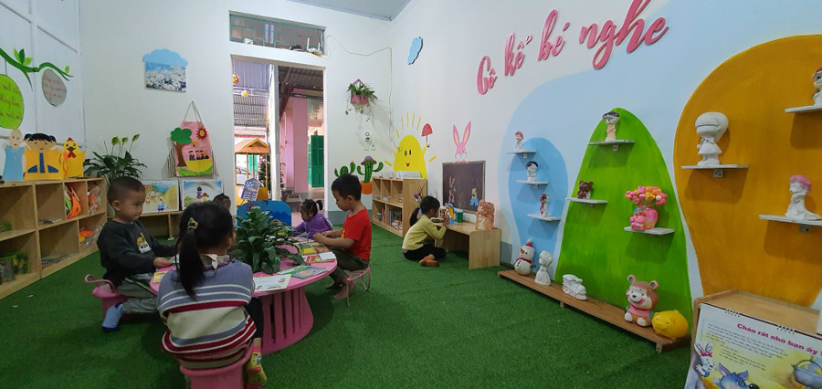 Cơ sở vật chất ngày càng khang trang...