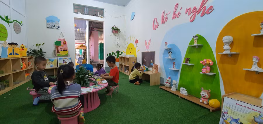 Cơ sở vật chất ngày càng khang trang...