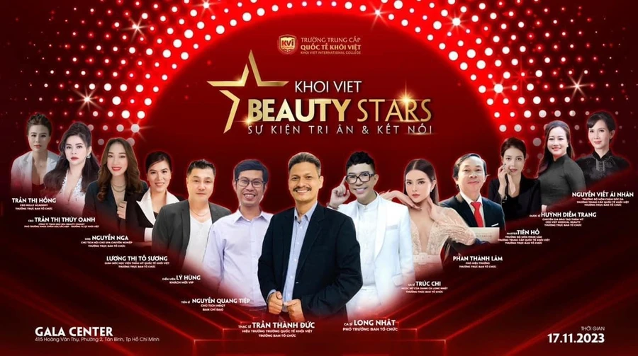 Ban tổ chức và các khách mời tại chương trình “Khôi Việt Beauty Stars – Tri ân và kết nối”