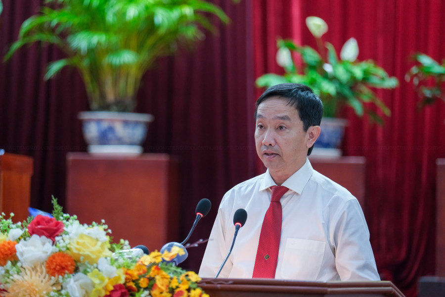 Ông Lê Tiến Dũng, Giám đốc Sở GTVT TP Cần Thơ thông tin dự án. Ông Lê Tiến Dũng, Giám đốc Sở GTVT TP Cần Thơ thông tin dự án.