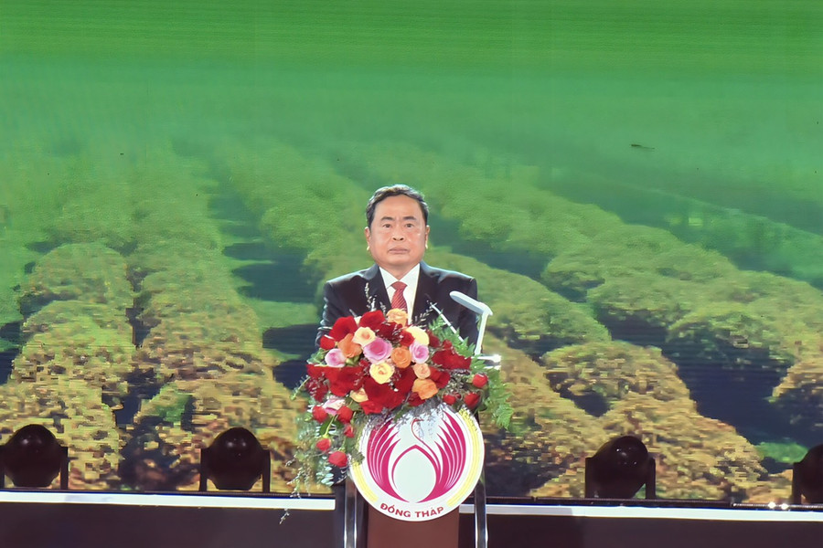 Ông Trần Thanh Mẫn, Phó Chủ tịch Thường trực Quốc hội phát biểu tại lễ khai mạc Ông Trần Thanh Mẫn, Phó Chủ tịch Thường trực Quốc hội phát biểu tại lễ khai mạc